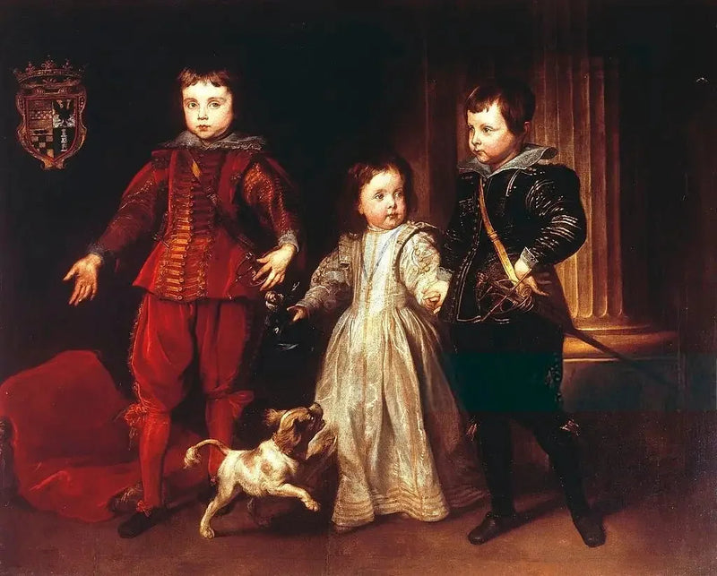 Ritratto di tre bambini della famiglia Spinola - Antoine van Dyck