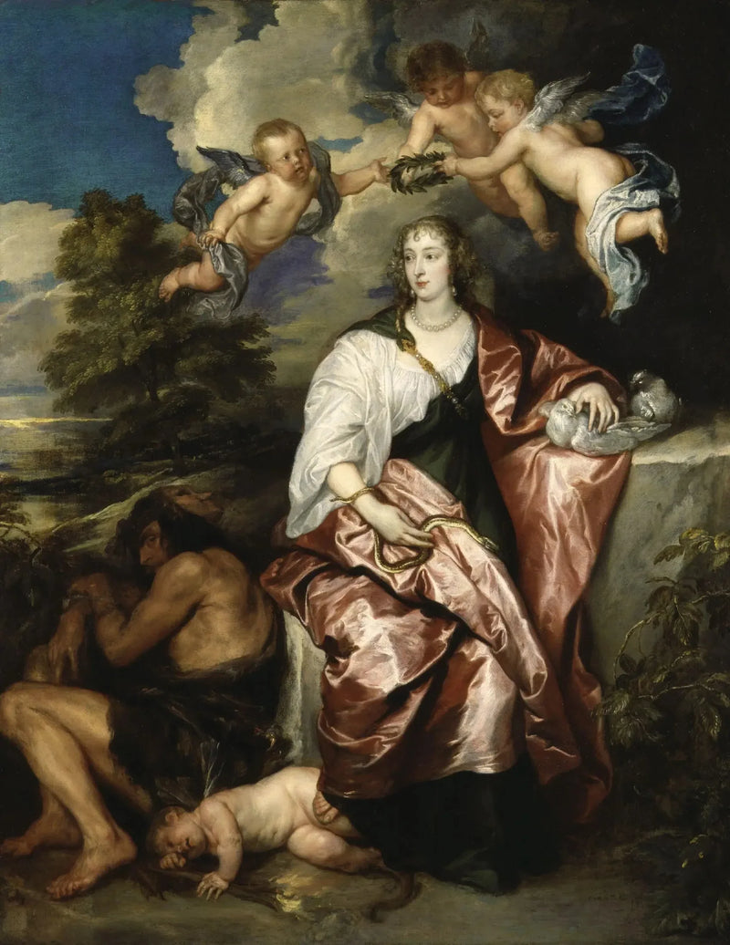 Ritratto di Venetia, Lady Digby - Antoine van Dyck