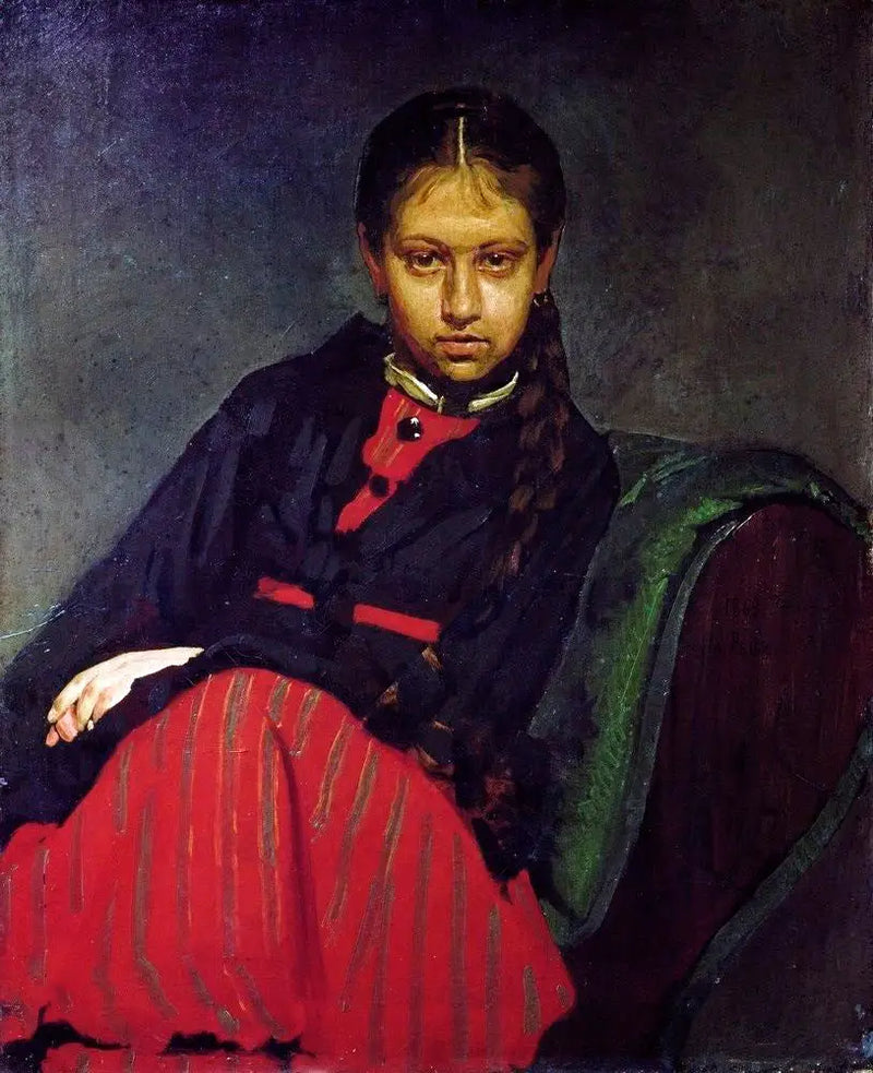 Ritratto di Vera Chevtsova - Ilya Repin