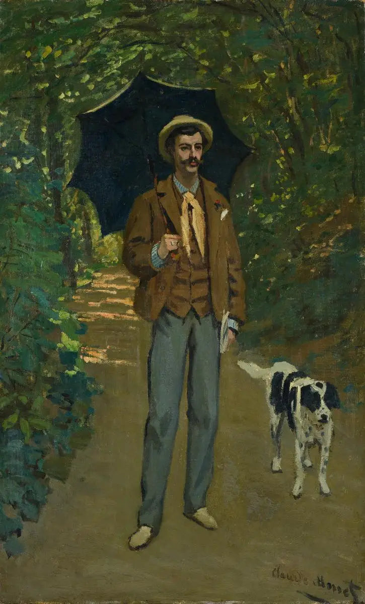 Ritratto di Victor Jacquemont con parasole - Claude Monet