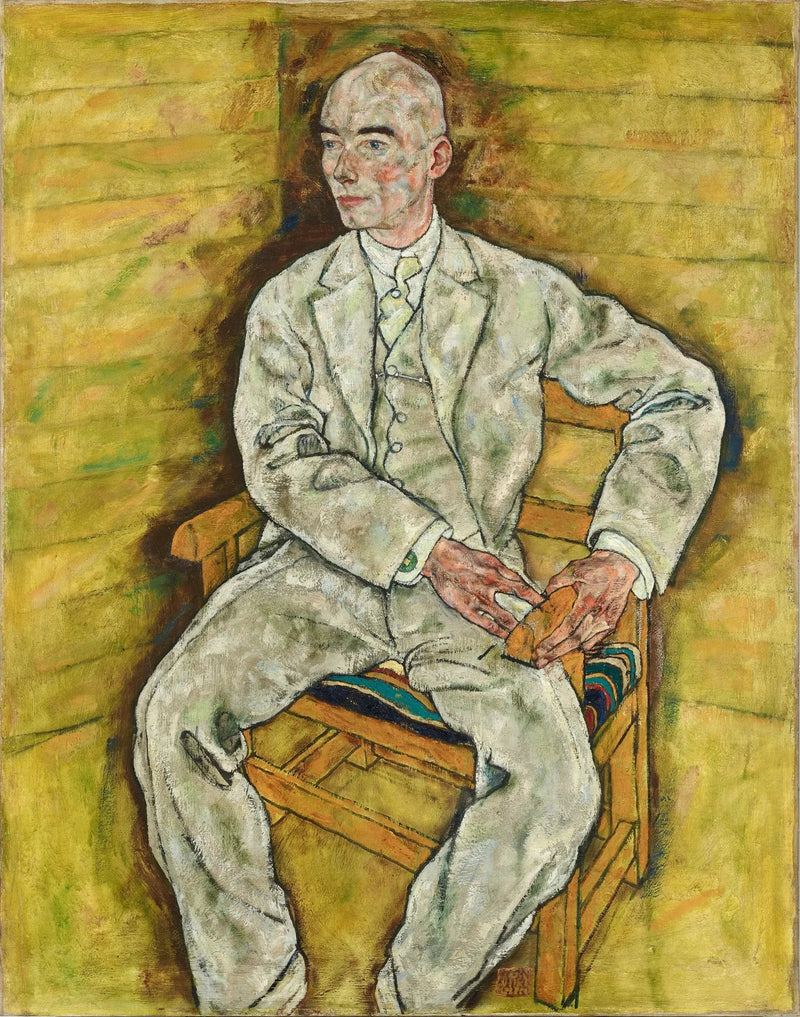 Ritratto di Victor Ritter von Bauer - Egon Schiele