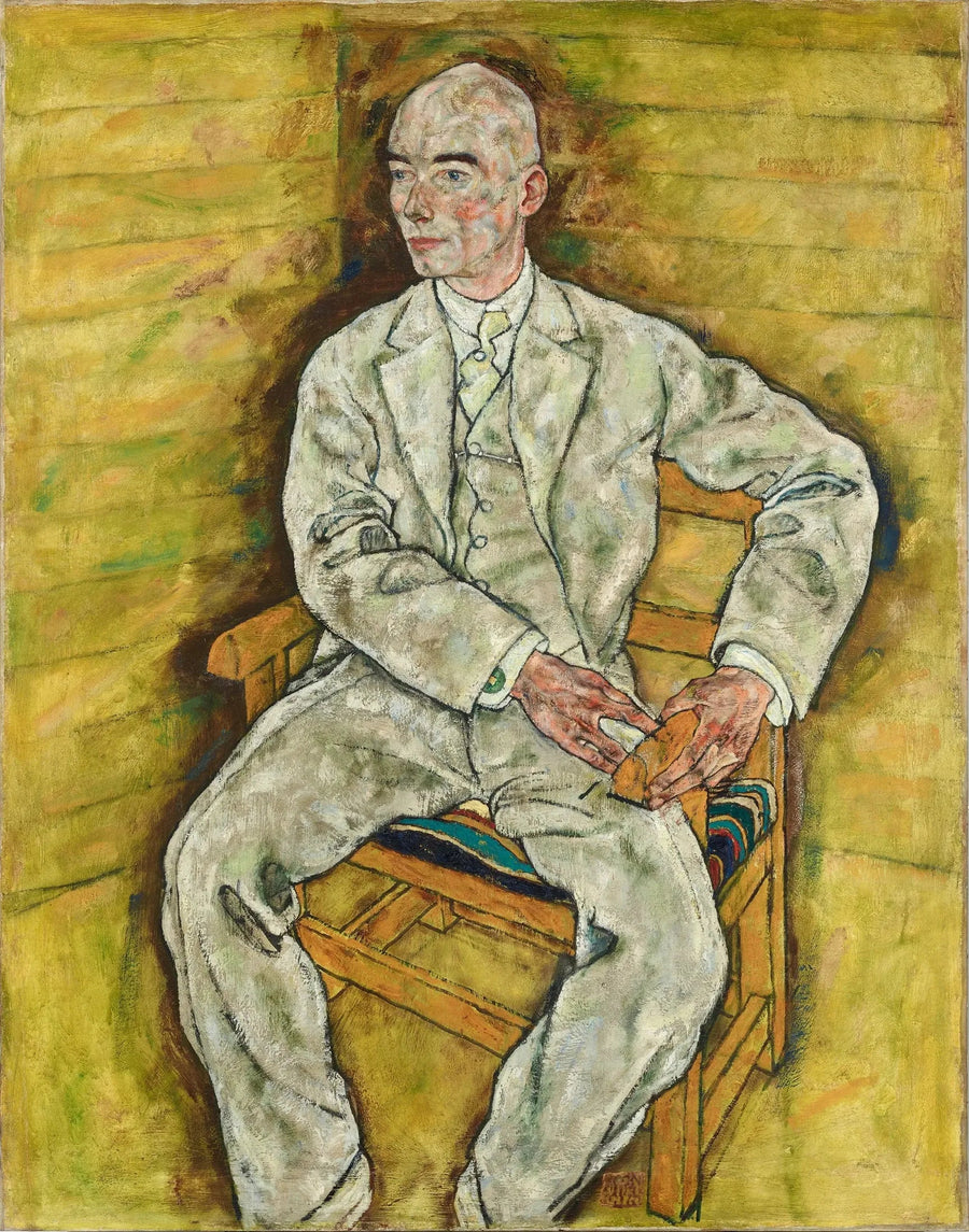 Ritratto di Victor Ritter von Bauer - Egon Schiele