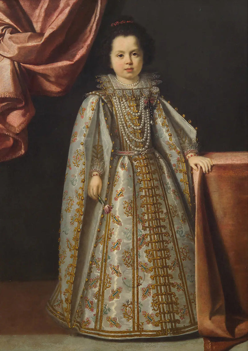 Ritratto di Vittoria della Rovere (1622-1694) di 4 o 5 anni - Lorenzo Lippi