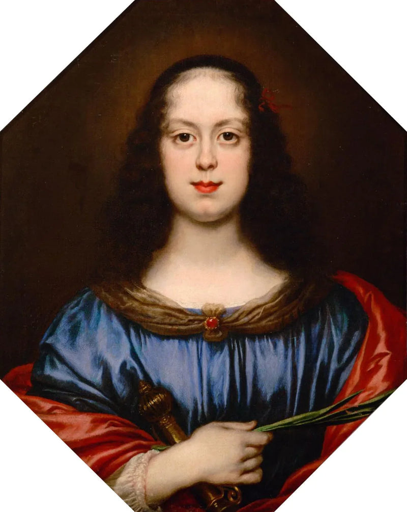 Ritratto di Vittoria della Rovere (1622-1694) in Santa Caterina - Carlo Dolci