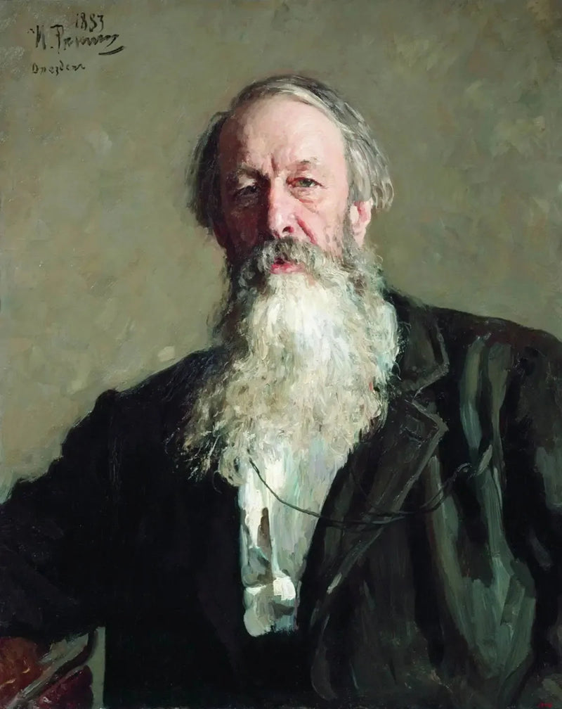 Ritratto di Vladimir Stasov - Ilya Repin