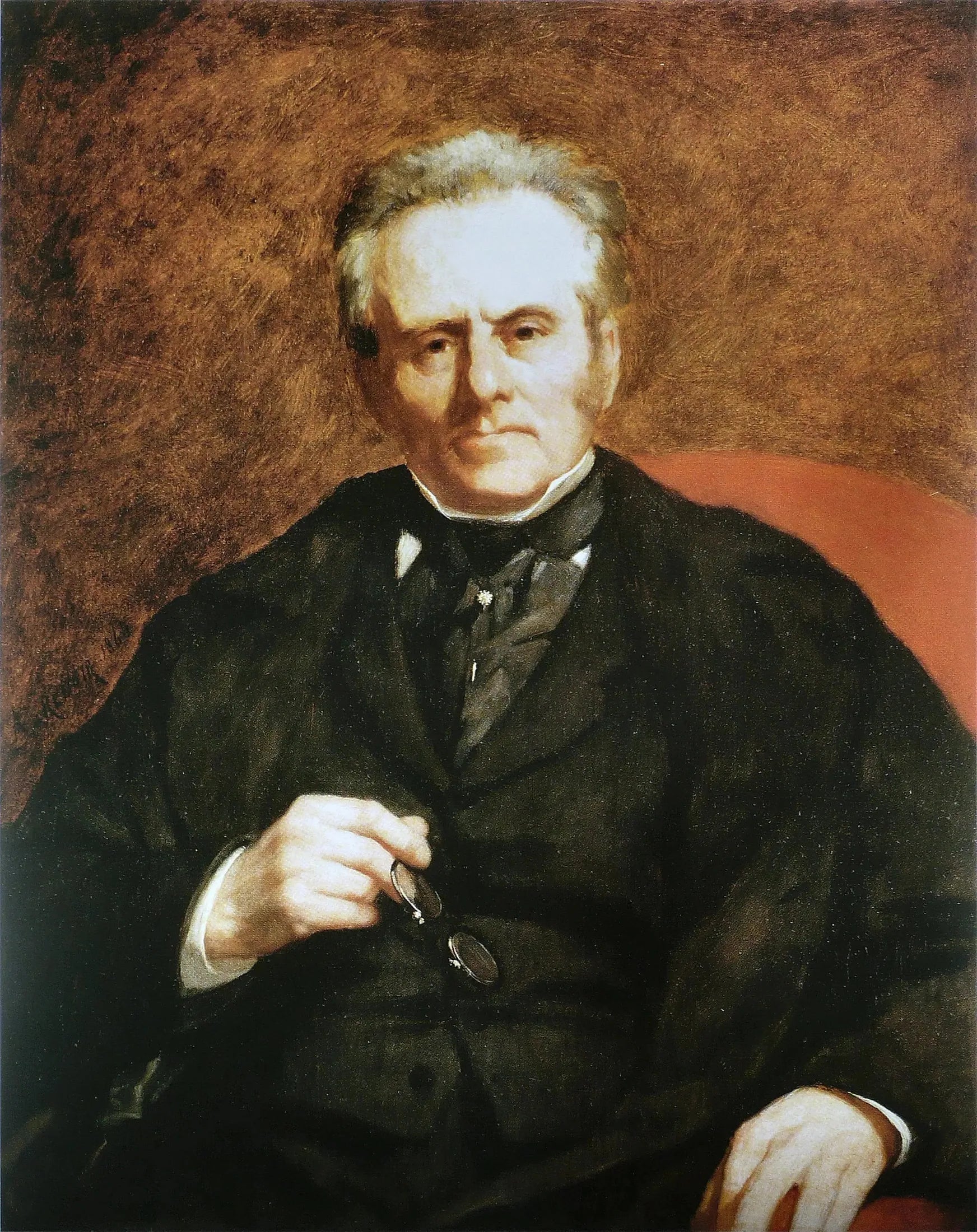 Portrait de William Sisley - Pierre-Auguste Renoir image 1 copie de tableau peinte à la main