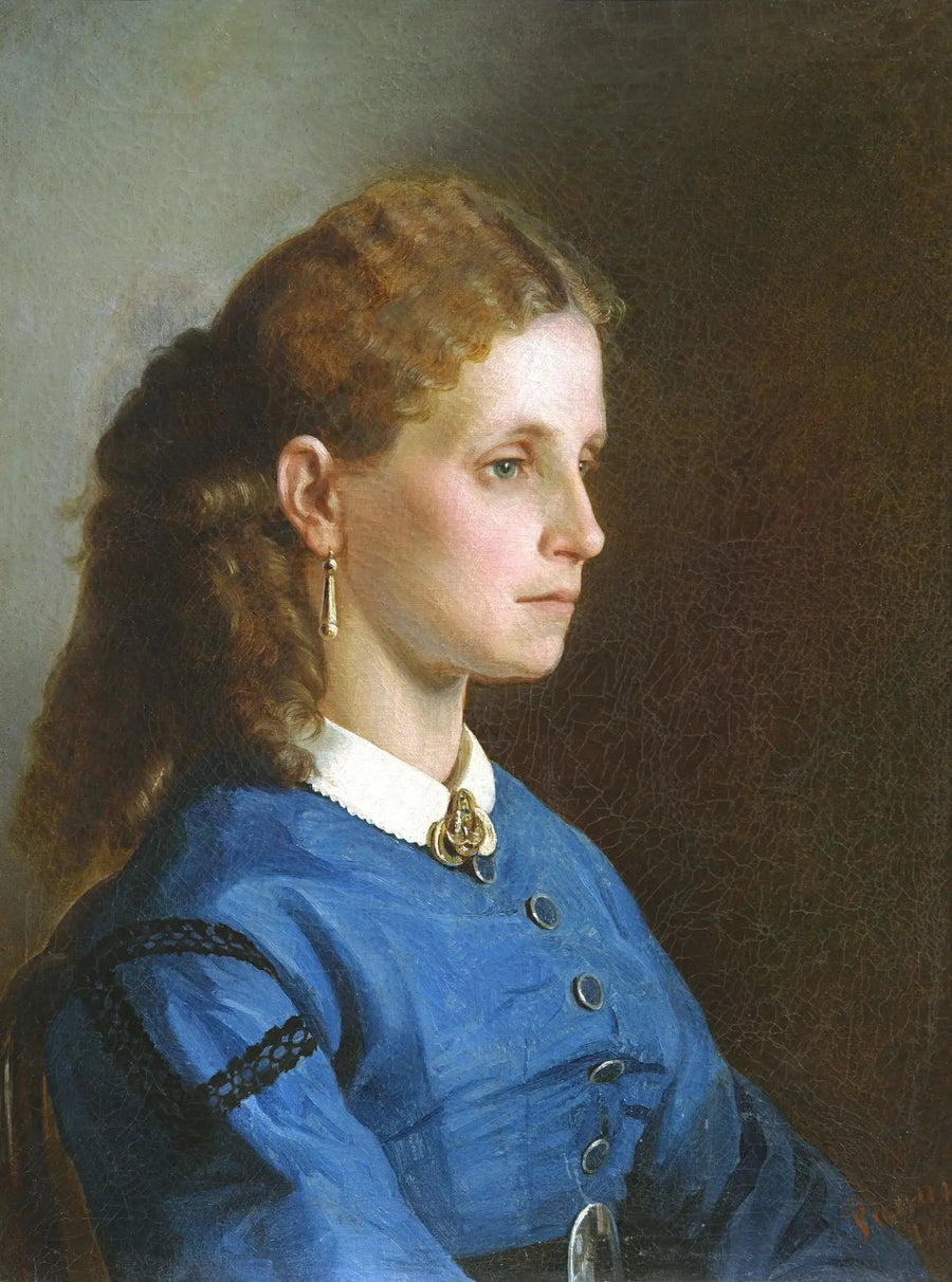 Ritratto di Yanitskaya - Ilya Repin