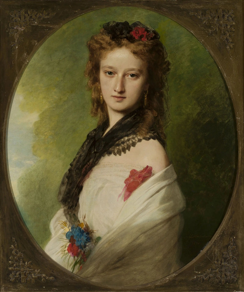 Ritratto di Zofia Zamoyska née Potocka. - Franz Xaver Winterhalter