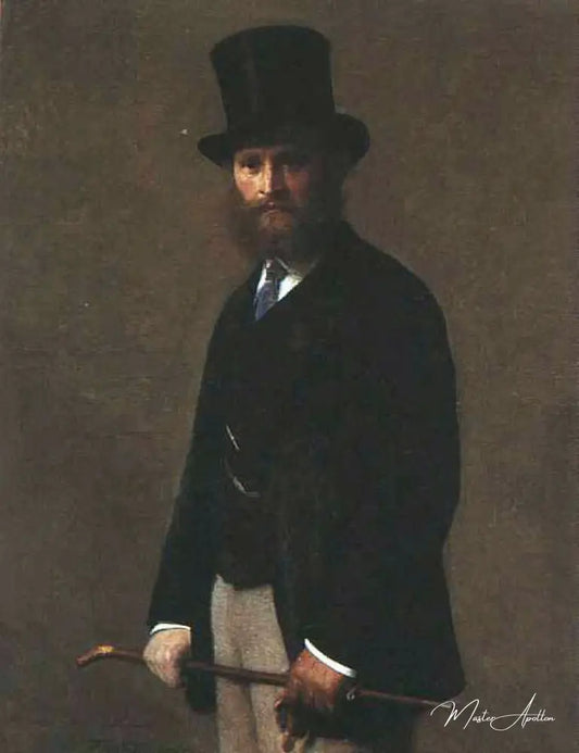 Portrait d'Édouard Manet - Henri Fantin-Latour - Reproductions de tableaux et peintures haut de gamme