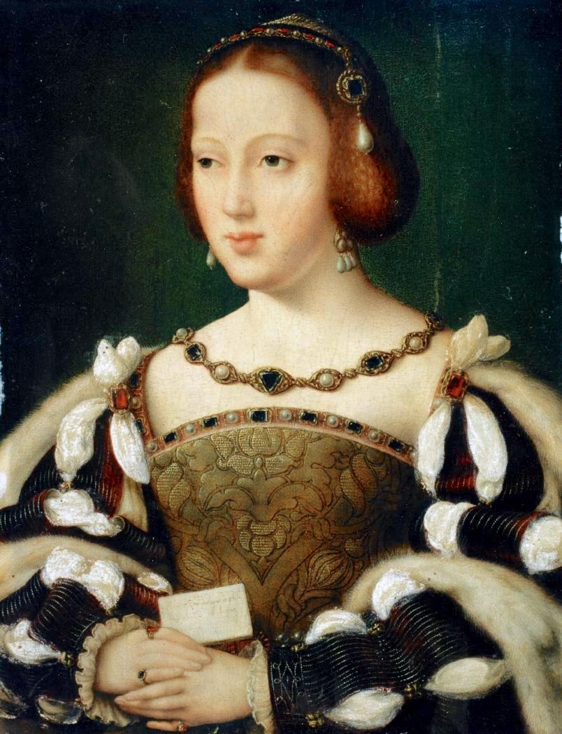 Portrait d’Éléonore reine de France - Joos van Cleve - Alpha Reproduction