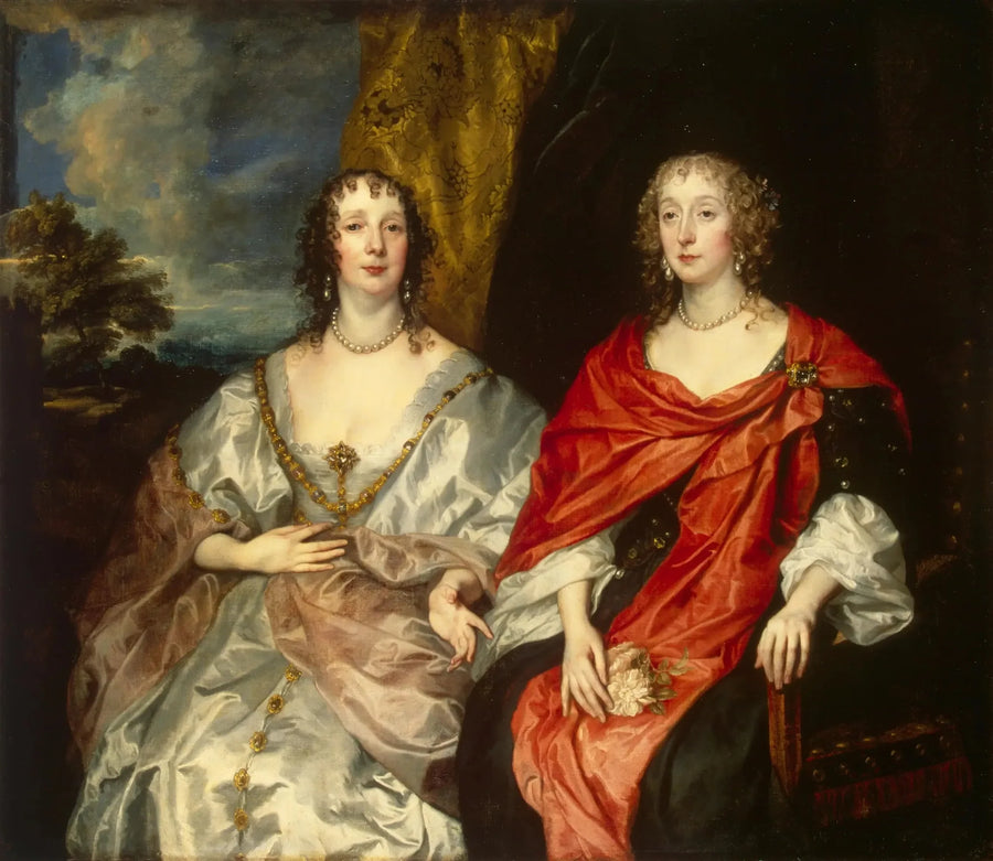 Ritratto delle damigelle d'onore della regina Henriette-Marie - Antoine van Dyck