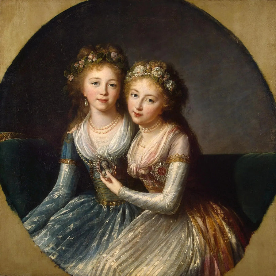Ritratto delle figlie dell'imperatore Paolo I - Élisabeth Vigée Le Brun
