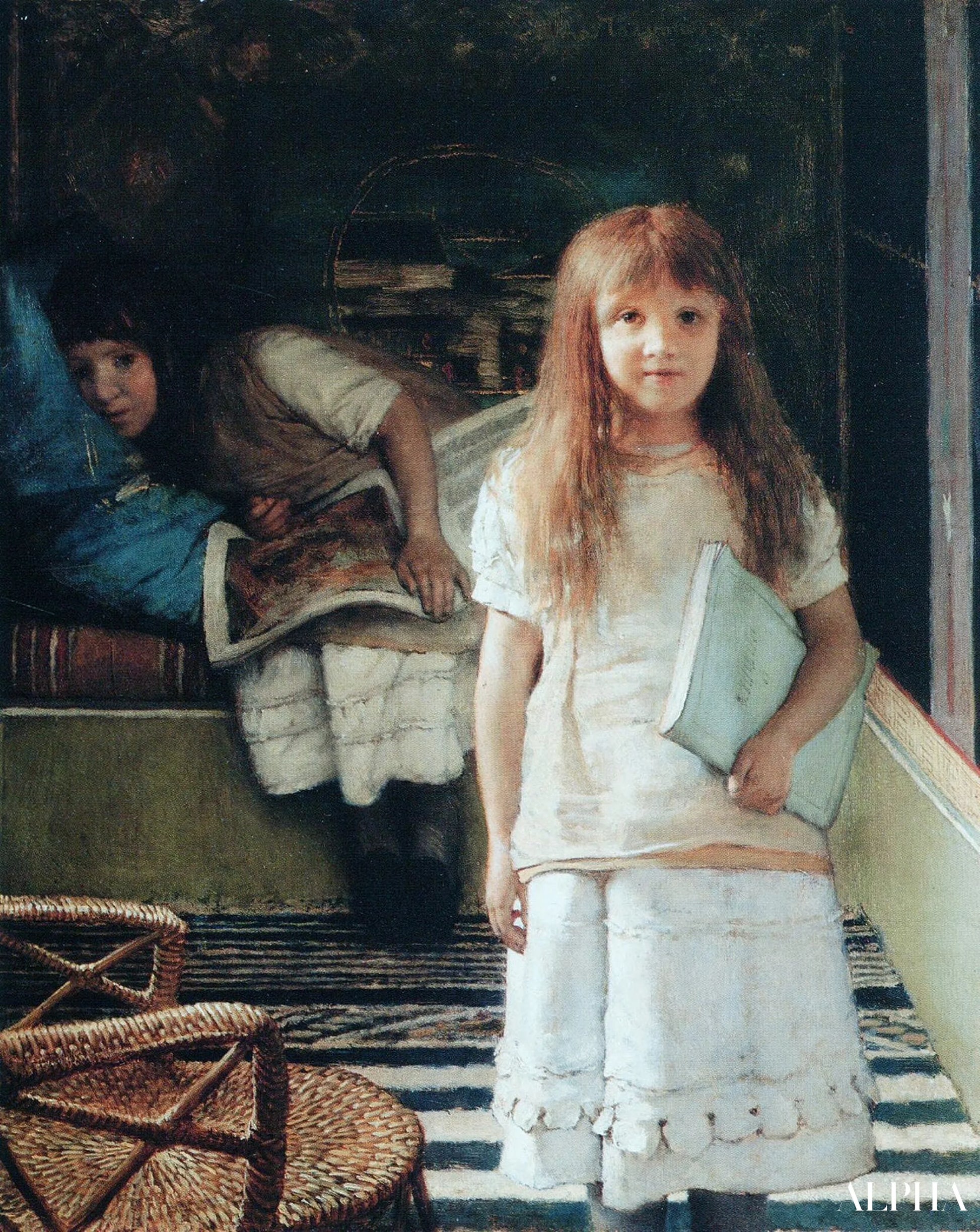 Ritratto delle figlie dell'artista - Lawrence Alma-Tadema Riproduzioni di dipinti a olio