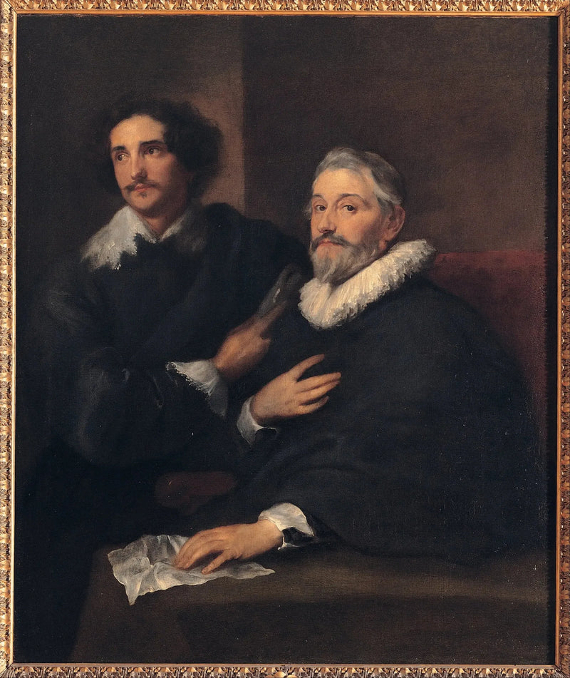 Ritratto degli incisori Pieter de Jode l'Ancien e Pieter de Jode il Giovane - Antoine van Dyck
