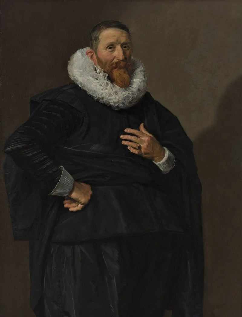 Ritratto di uomo, (possibile) Johannes Saeckma (1572-1636) - Frans Hals