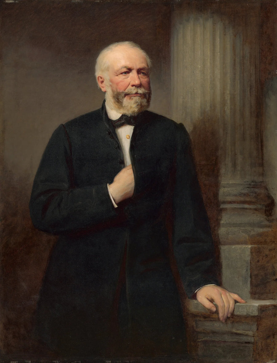 Portrait du banquier Fiedler de Košice - Gyula Benczúr
