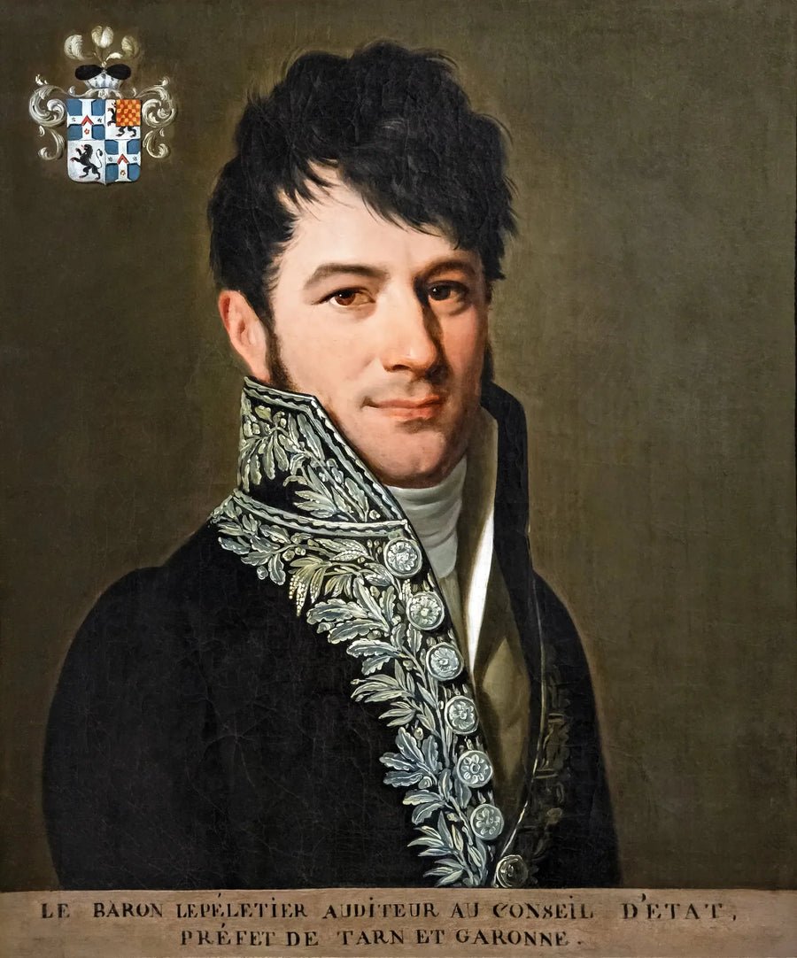 Ritratto del barone Le Pelletier, prefetto di Tarn-et-Garonne - Louis-Léopold Boilly