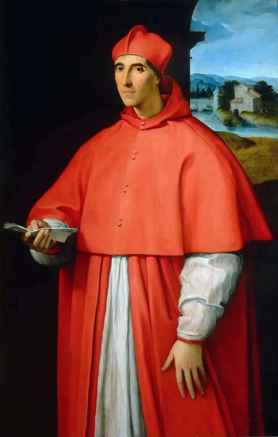 Ritratto del cardinale Alessandro Farnese - Raffaello Sanzio