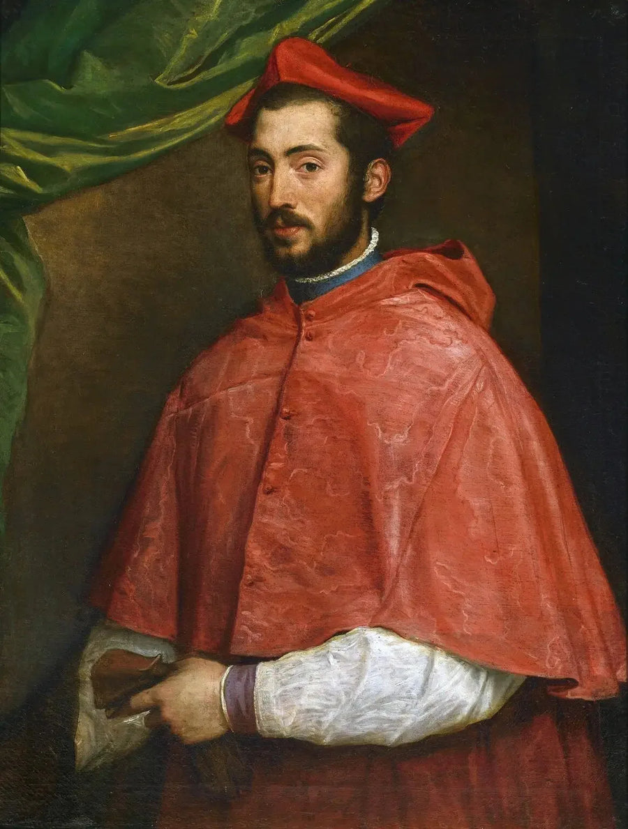 Ritratto del cardinale Alessandro Farnese - Tiziano