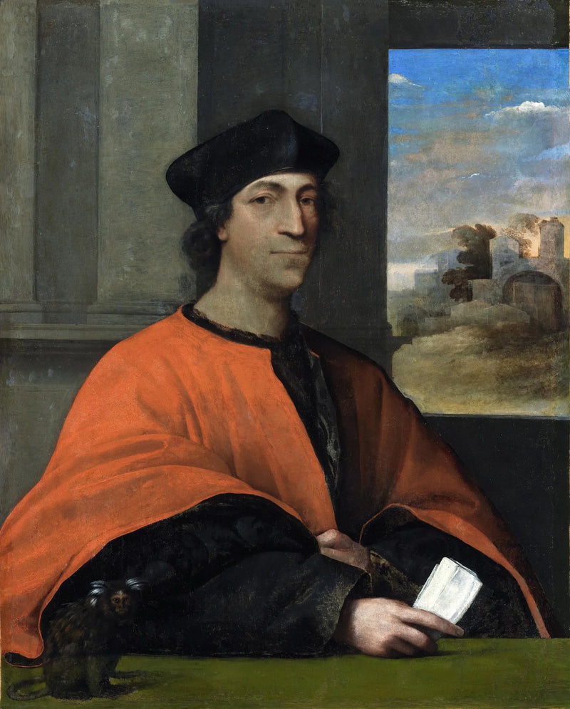 Ritratto del cardinale Antonio Ciocchi del Monte (1461-1533) - Sebastiano del Piombo