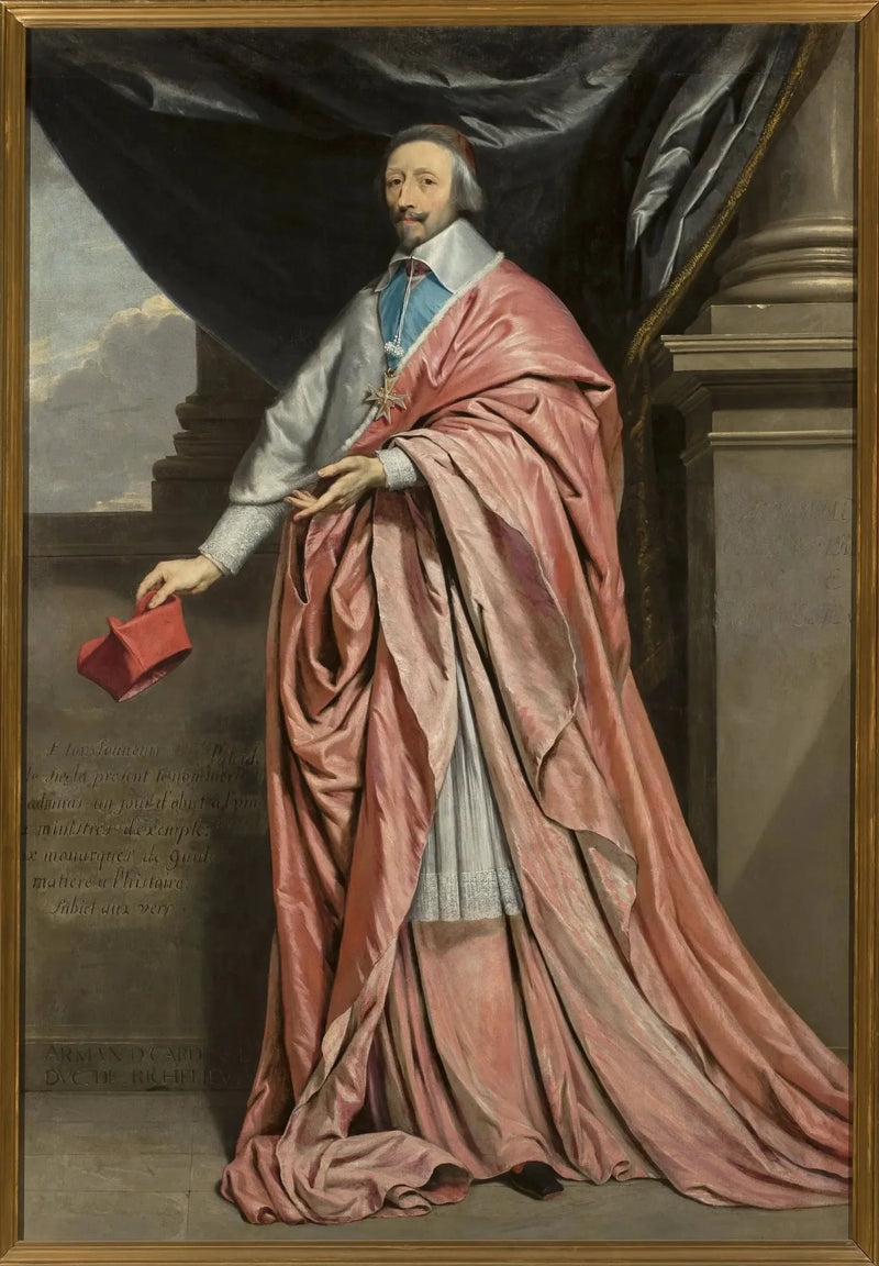 Ritratto del cardinale Richelieu. - Philippe de Champaigne