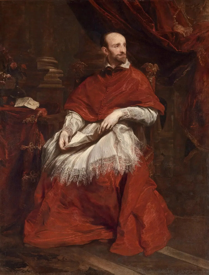 Ritratto del cardinale Guido Bentivoglio - Antoine van Dyck