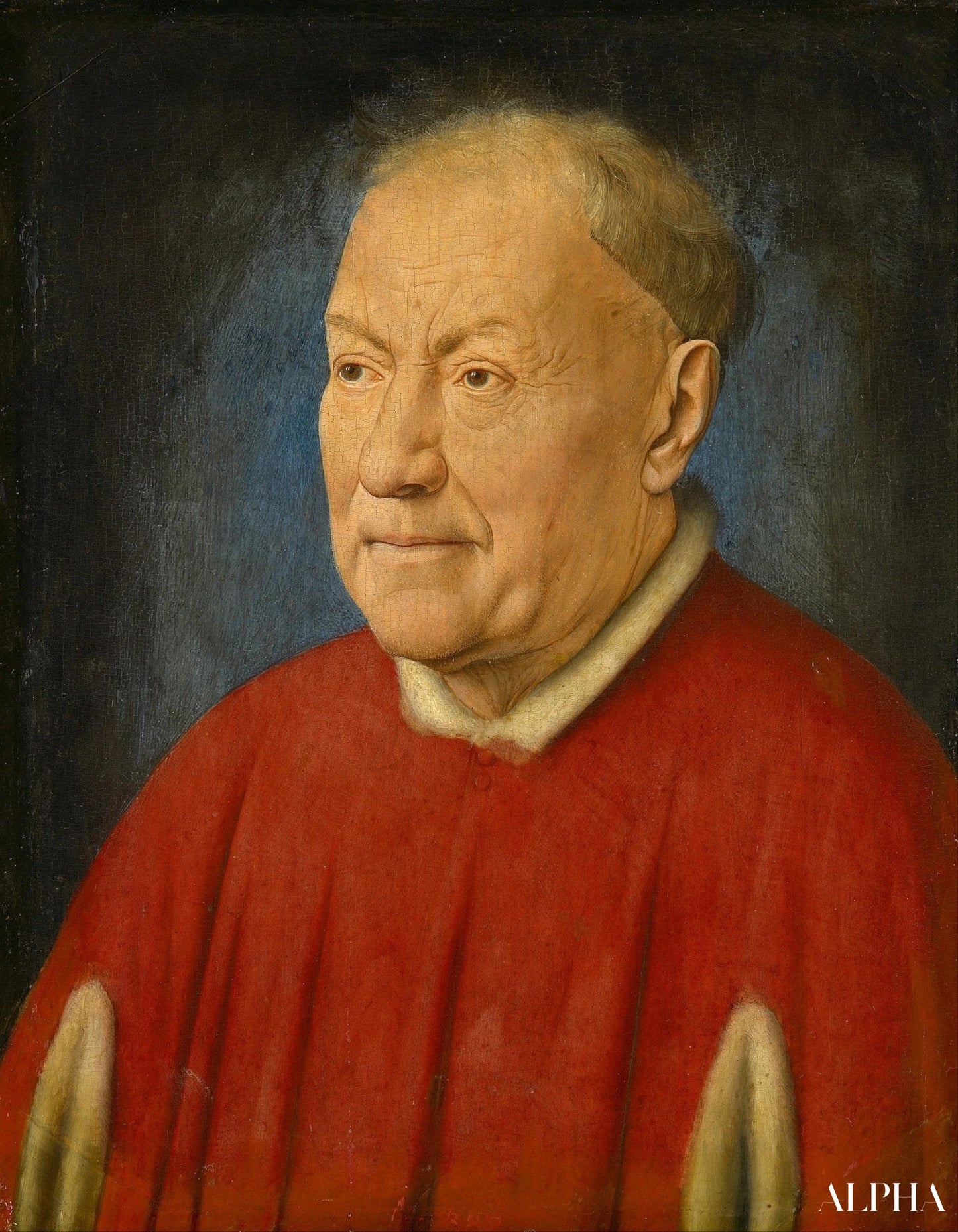 Portrait du Cardinal Niccolo Albergati - Jan Van Eyck - Reproductions de tableaux et peintures haut de gamme