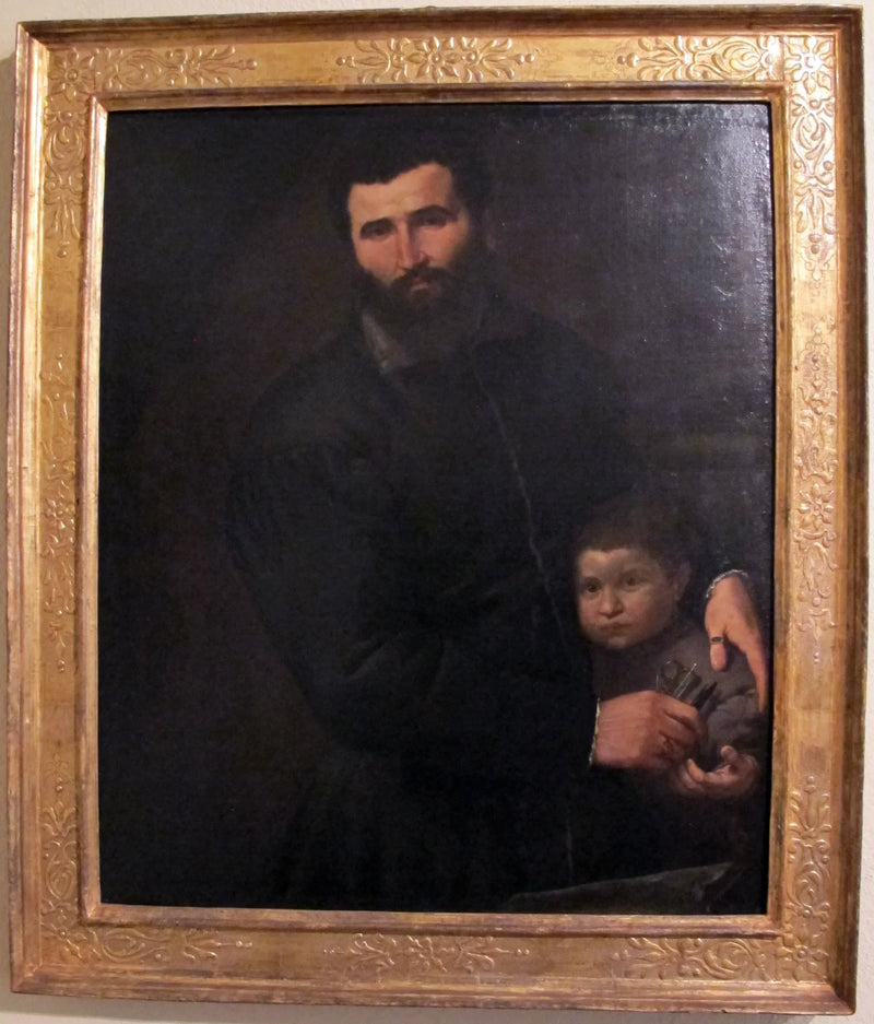 Ritratto del chirurgo Gian Giacomo Bonamigo con suo figlio Giovanni Antonio - Lorenzo Lotto