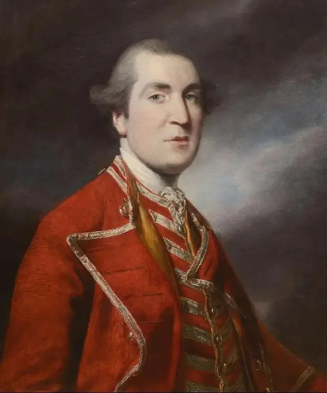 Ritratto del quinto visconte Allen, chiamato Joshua (1728-1816) in uniforme di Lord Lieutenant - Joshua Reynolds