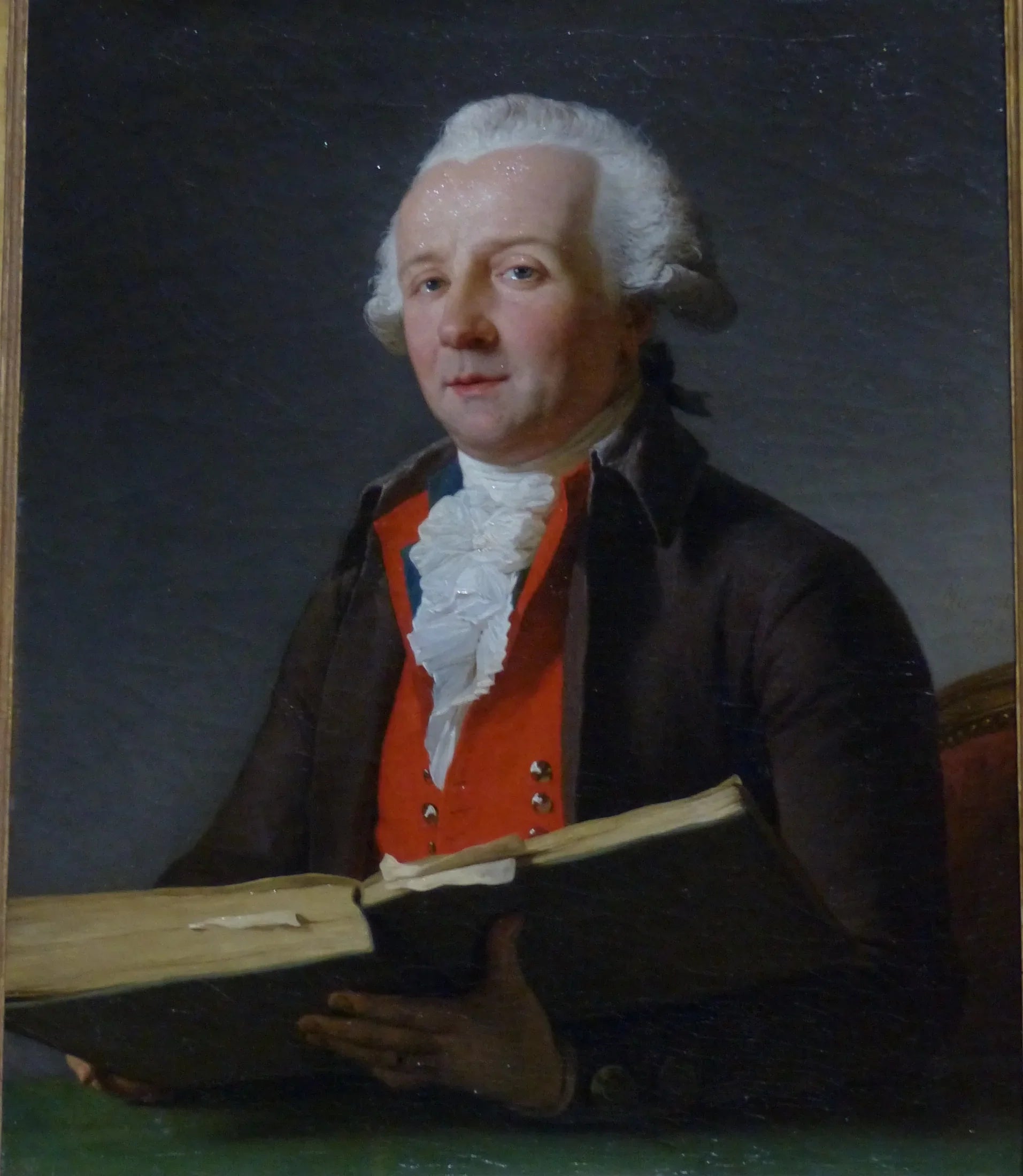 Portrait du comédien Dazincourt - François-André Vincent image 1 reproduction d’œuvre d’art à l’huile