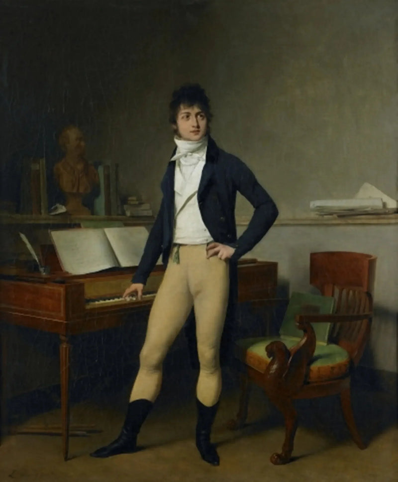 Ritratto del compositore François Adrien Boieldieu - Louis-Léopold Boilly
