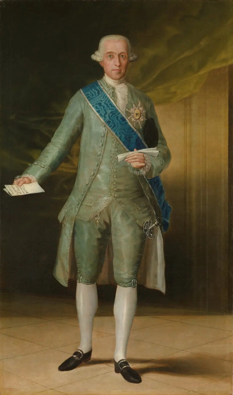 Ritratto del Conte di Floridablanca - Francisco de Goya