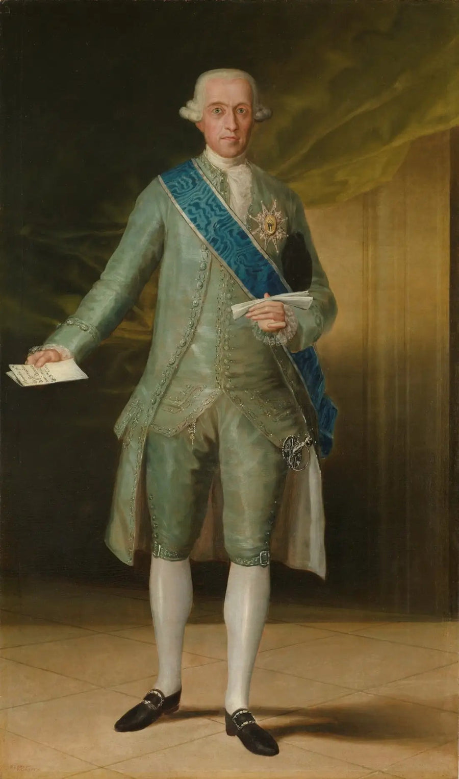 Ritratto del Conte di Floridablanca - Francisco de Goya