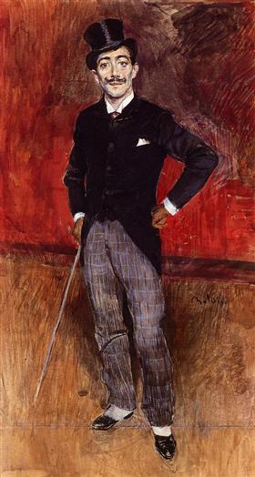 Ritratto del conte De Rasty - Giovanni Boldini