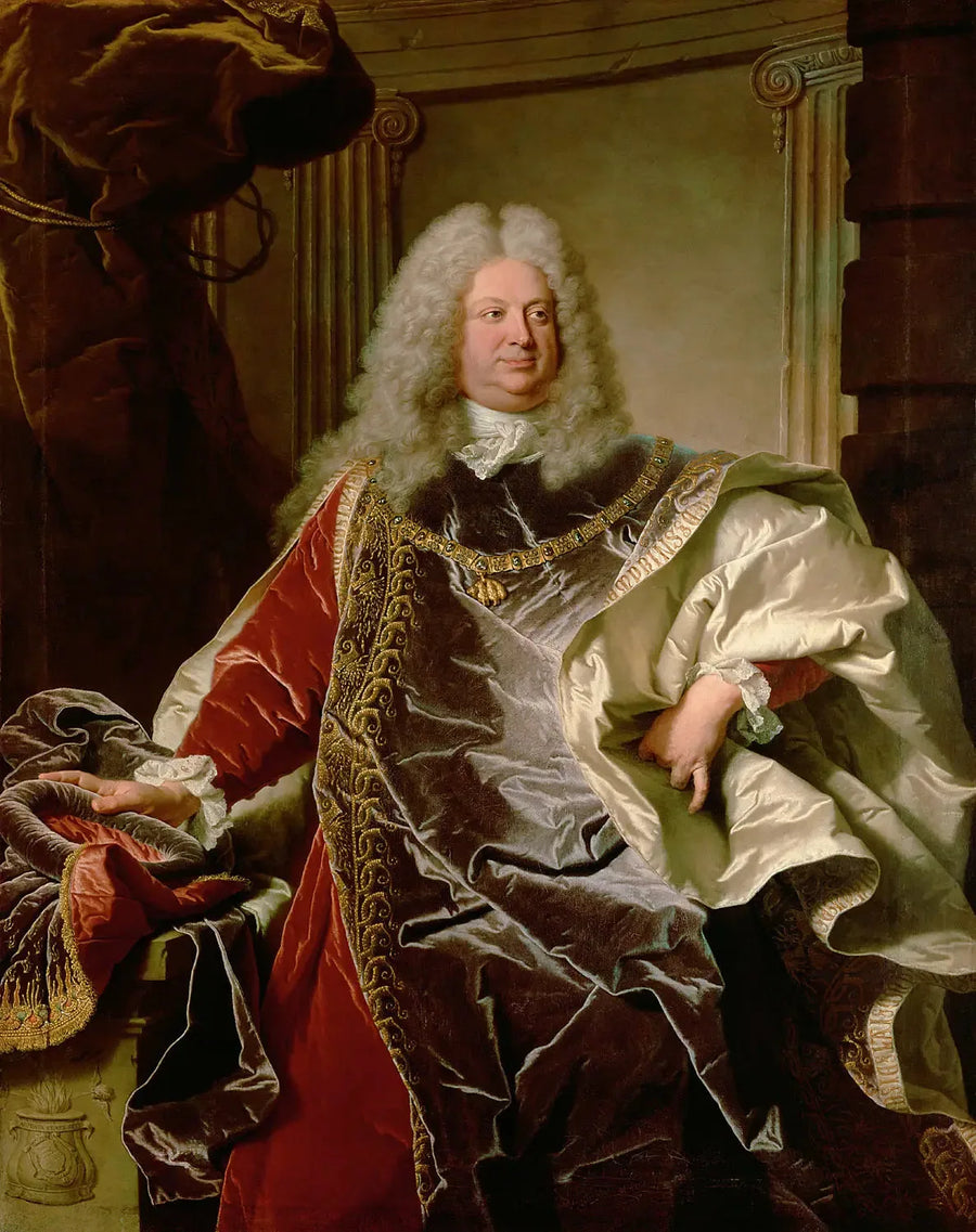 Ritratto del conte Sinzendorf di Hyacinthe Rigaud - Hyacinthe Rigaud