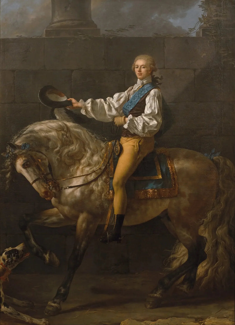 Ritratto del conte Stanislas Potocki - Jacques-Louis David