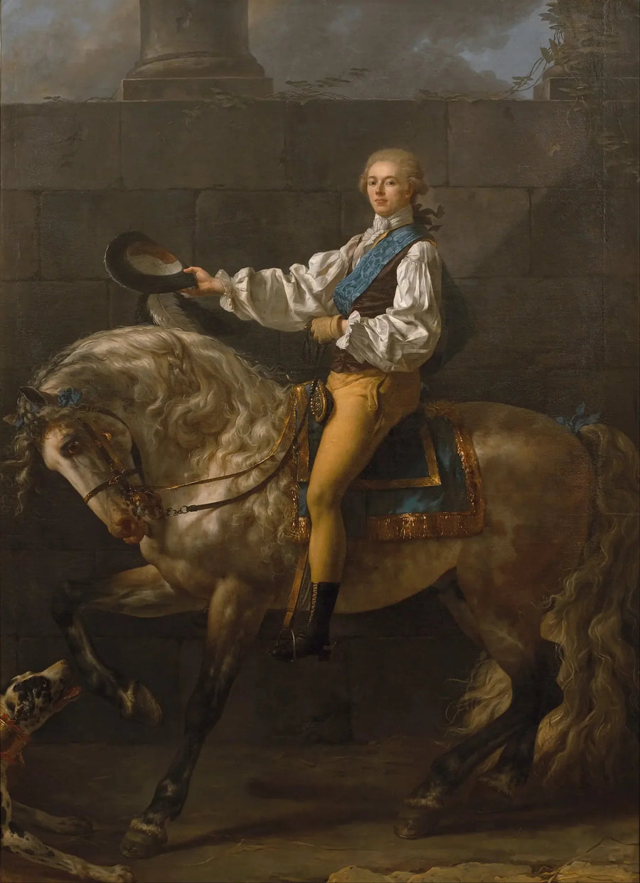Ritratto del conte Stanislas Potocki - Jacques-Louis David