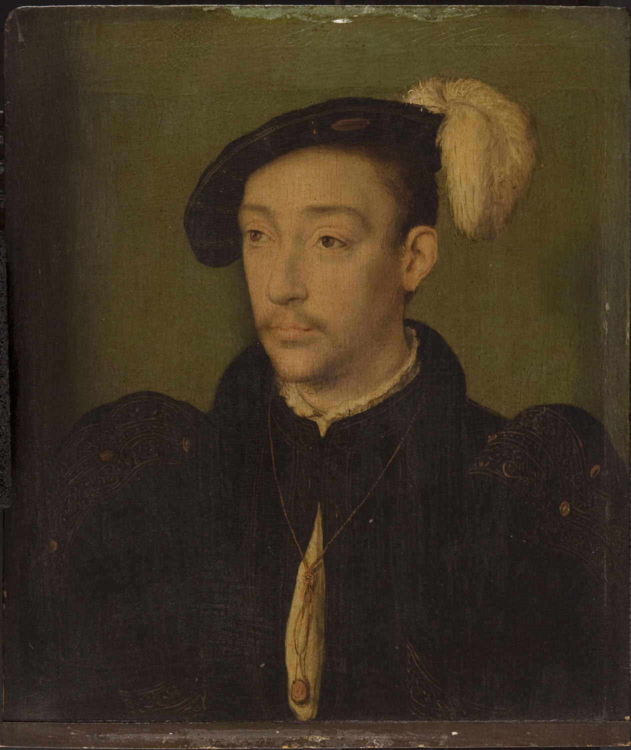 Portrait du dauphin François, fils de François Ier - Corneille de Lyon image 1 copie de tableau peinte à la main