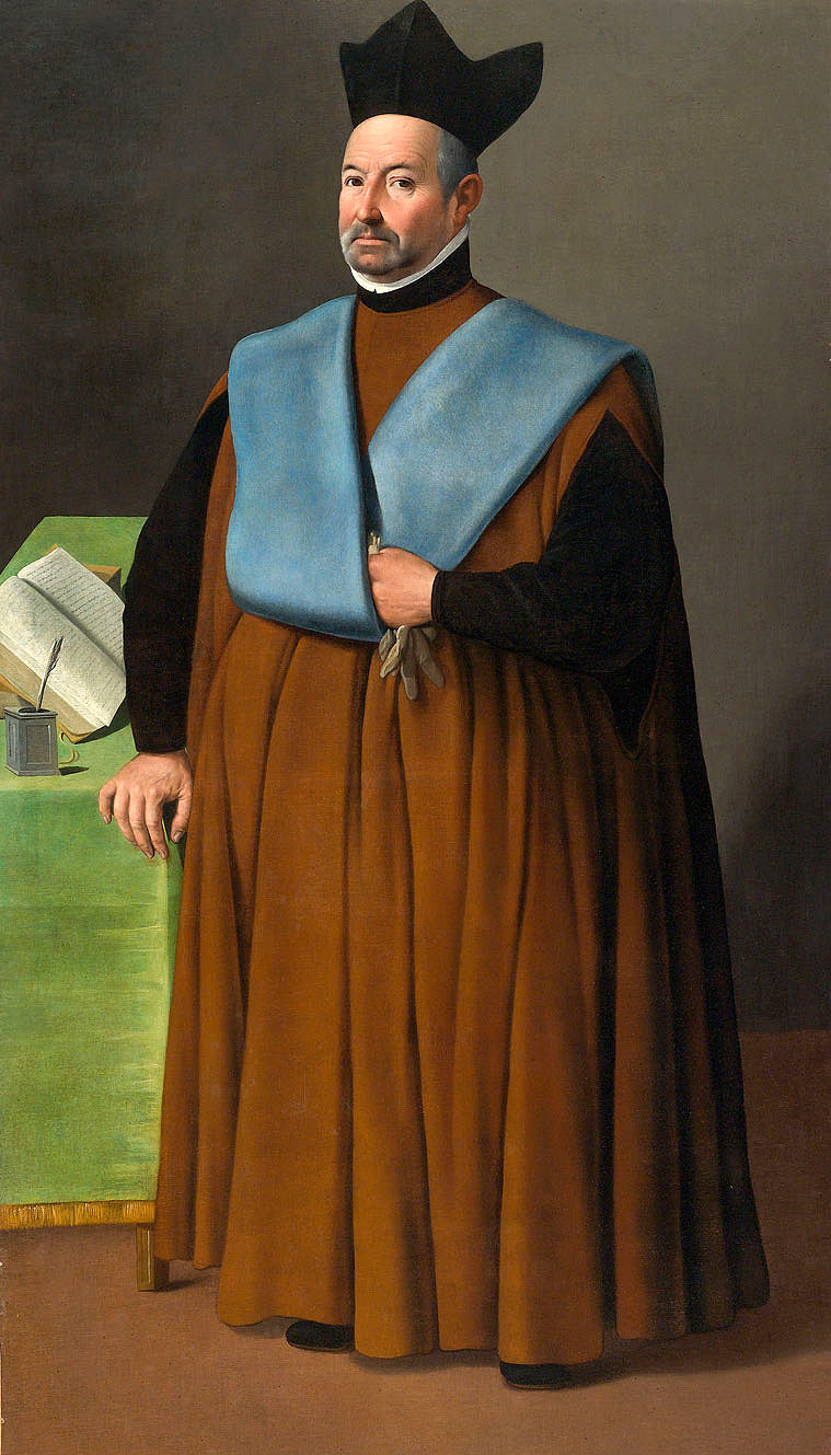 Portrait du docteur Juan Martínez Serrano - Francisco de Zurbarán - Alpha Reproduction