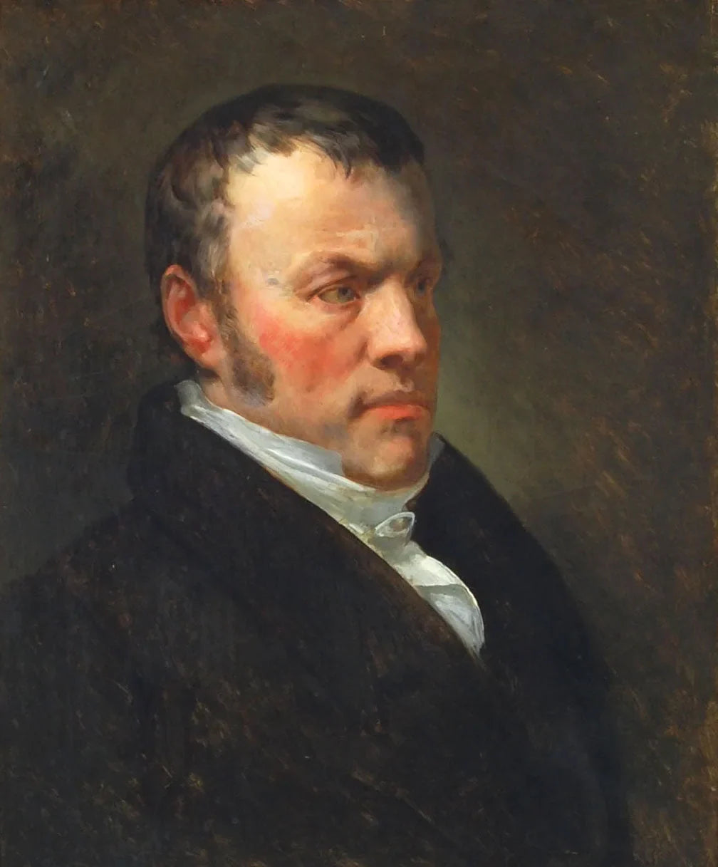 Portrait du Dr Johann Gaspar Spurzheim - Ary Scheffer image 1 copie peinte à la main à l’huile