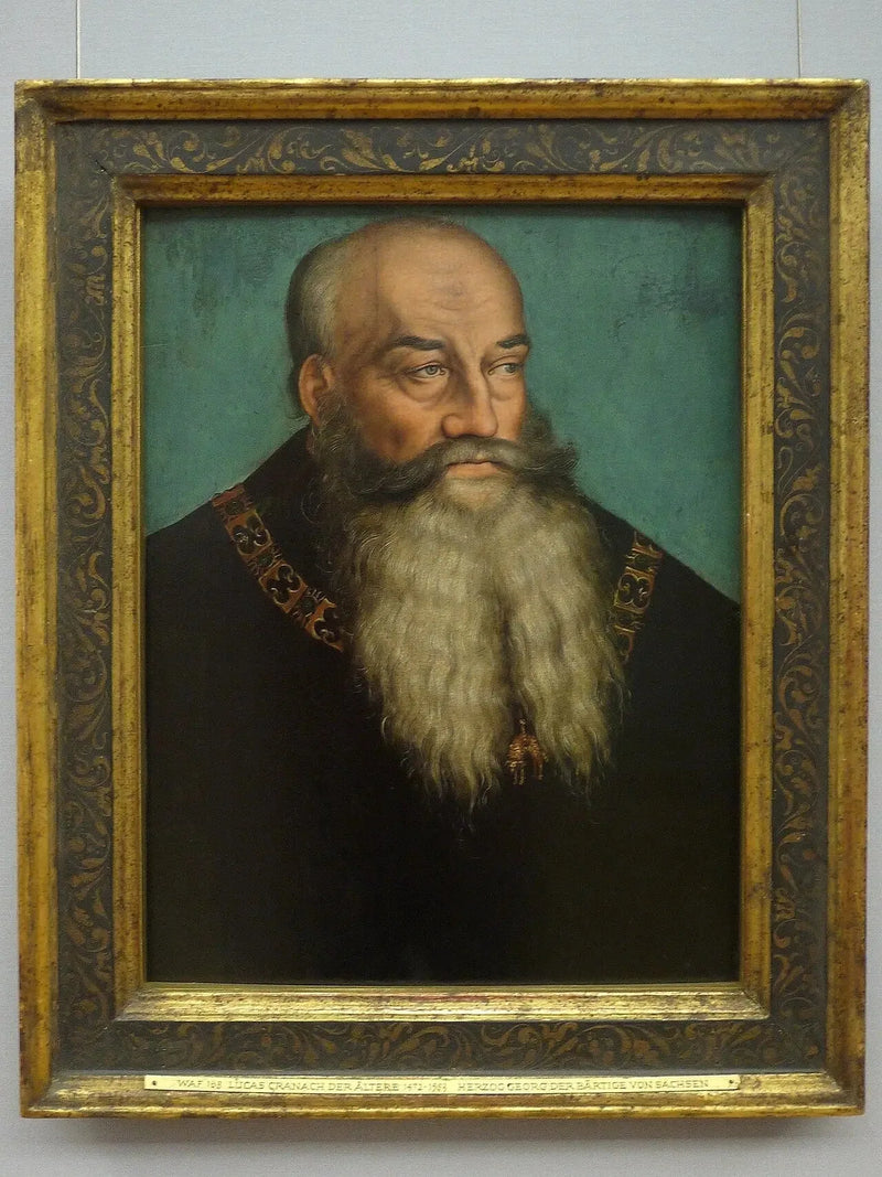 Ritratto del duca Giorgio di Sassonia, detto Giorgio il Barbuto - Lucas Cranach il Vecchio