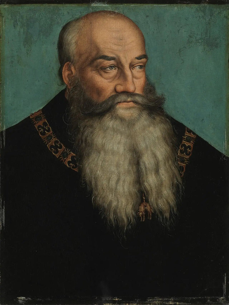 Ritratto del duca Giorgio di Sassonia, detto Giorgio il Barbuto - Lucas Cranach il Vecchio