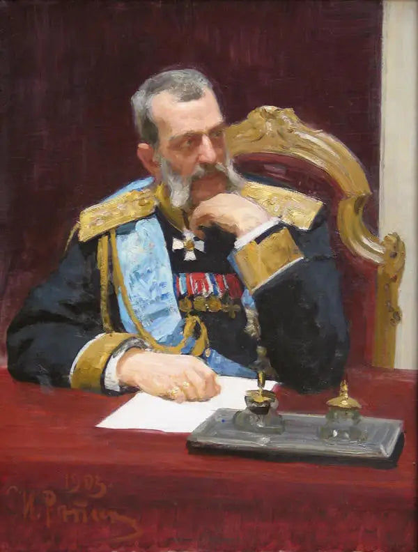 Ritratto del granduca Vladimir Aleksandrovič - Ilya Repin