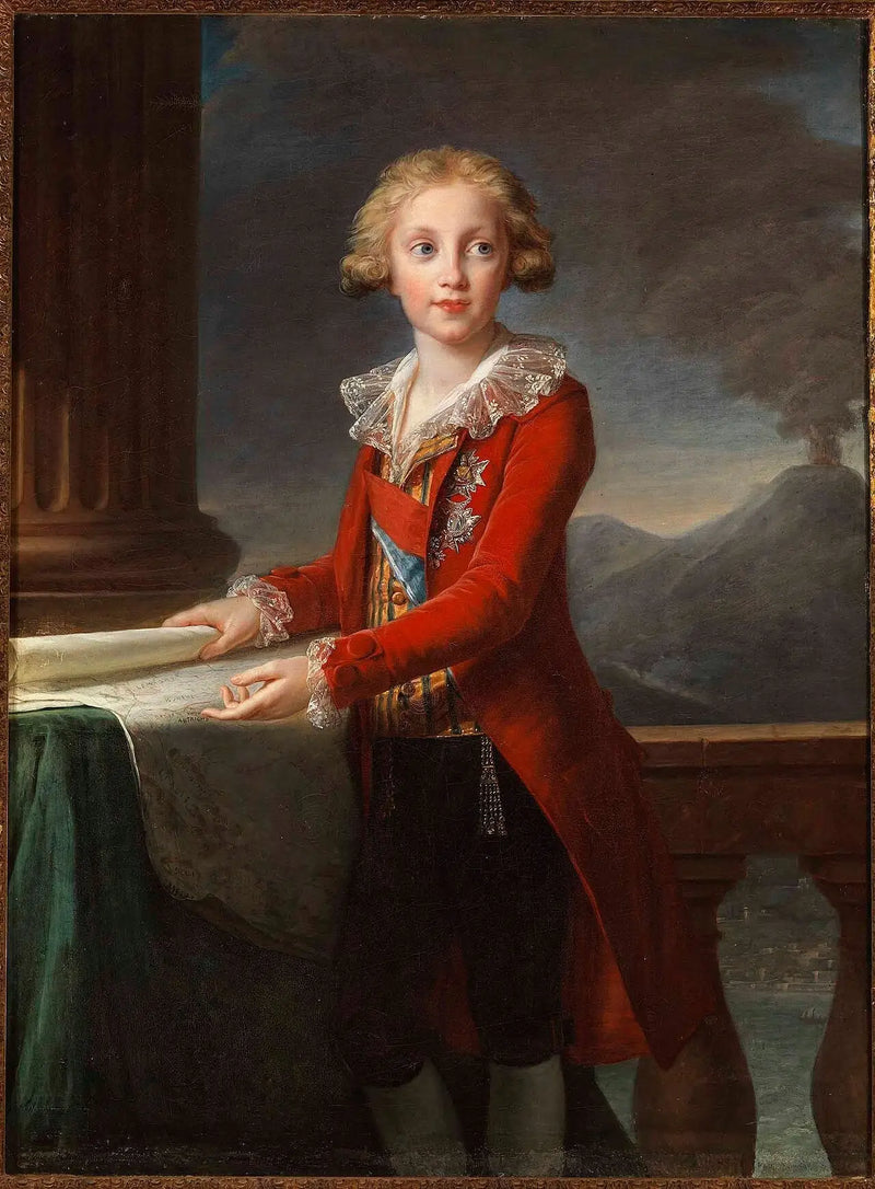 Ritratto del giovane Francesco di Borbone-Sicilia - Élisabeth Vigée Le Brun