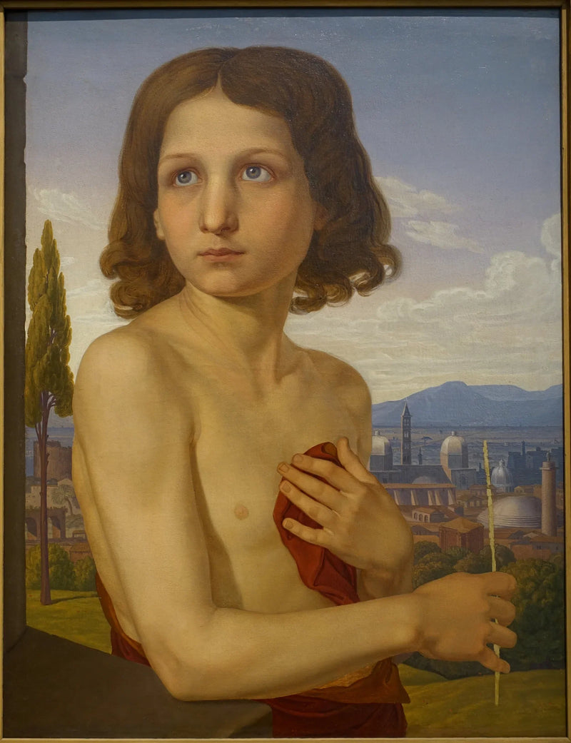 Ritratto del giovane Xaverio in san Giovanni Battista - Johann Friedrich Overbeck