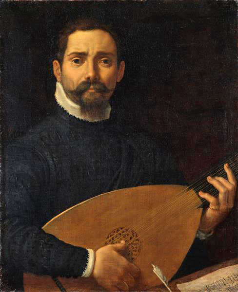 Ritratto del liutista Giulio Mascheroni - Annibale Carracci
