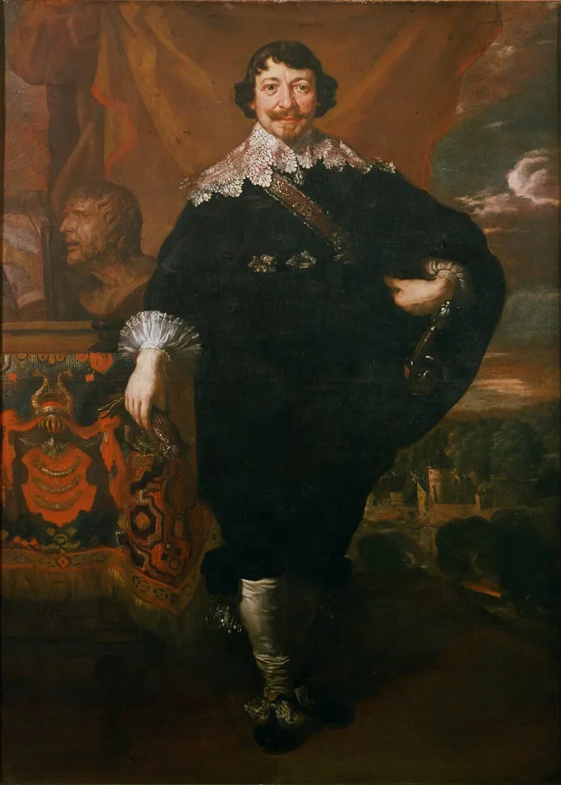Portrait du maire Johann Maximilian zum Jungen - Joachim von Sandrart image 1 copie de tableau peinte à la main