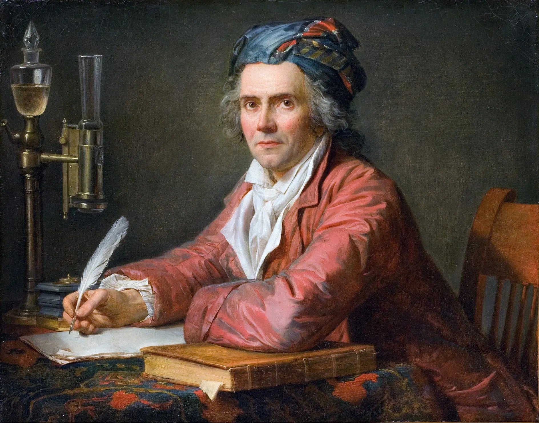 Portrait du médecin Alphonse Leroy - Jacques-Louis David image 1 copie peinte à la main à l’huile