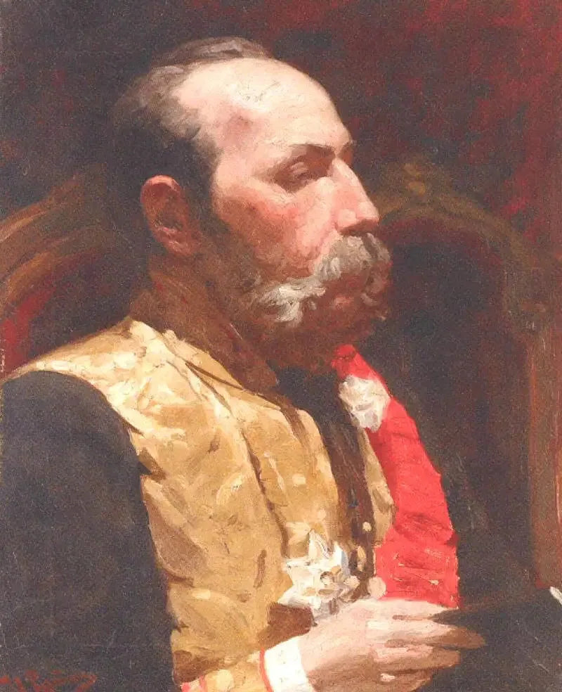 Ritratto del membro del Consiglio di Stato e senatore Fiodor Gustavovitch Turner. - Ilya Repin