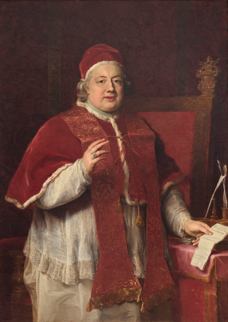 Ritratto del papa Clemente XIII benedicente Rezzonico - Pompeo Batoni